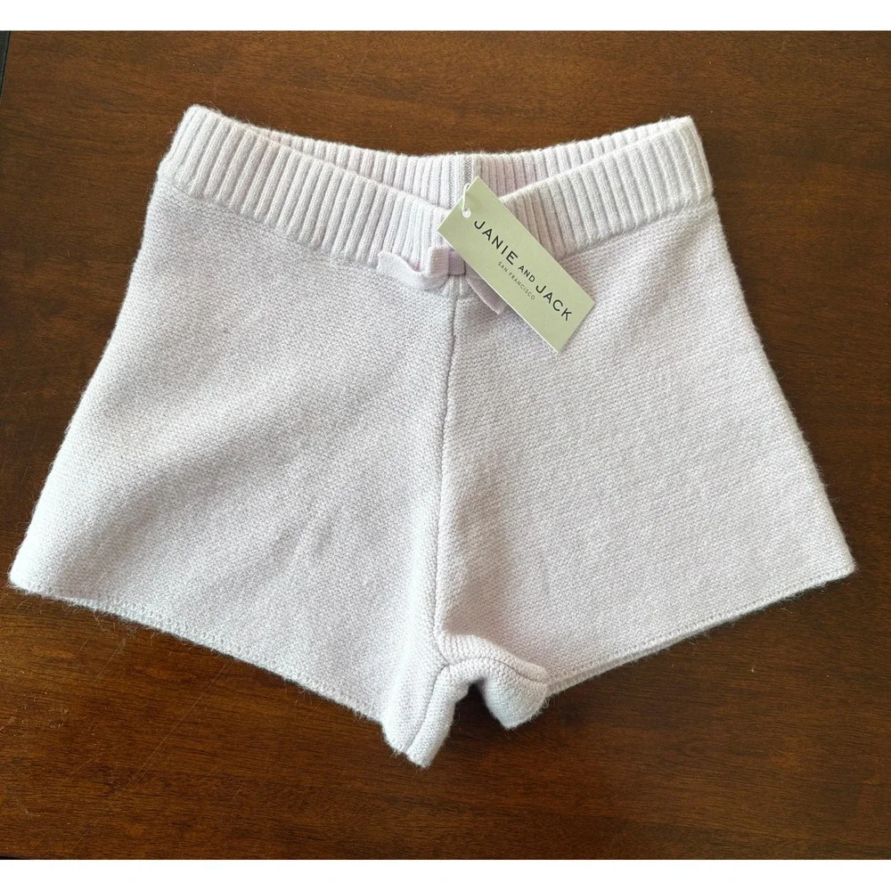 Janie and Jack Fuzzy Knit Sweater Shorts Girly Preppy Summer Balletcore Coquette